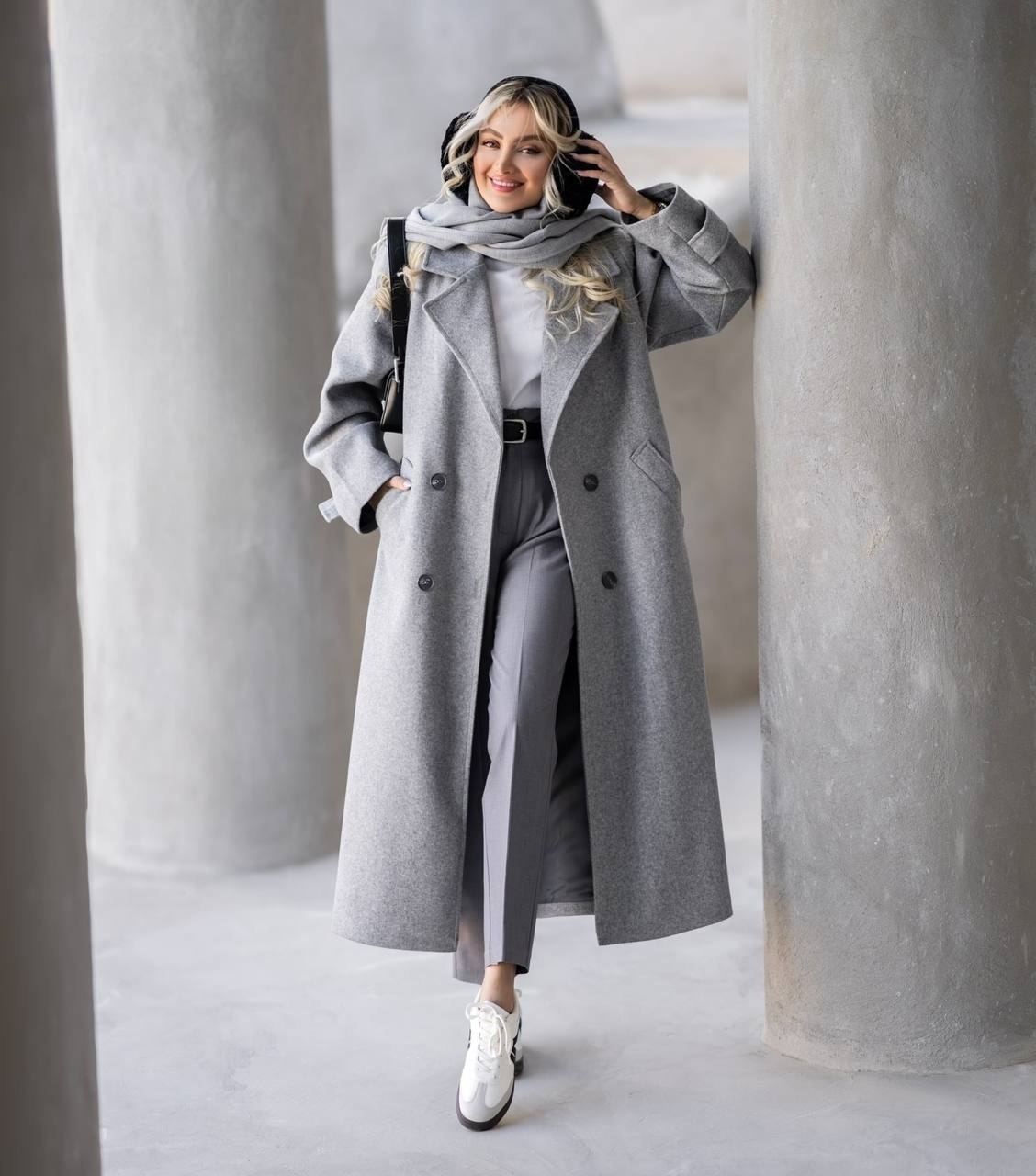 پالتو بلند فوتر درجه یک زنانه و دخترانه ترند ، پالتوی فوتر بلند و شیک زنانه و دخترانه