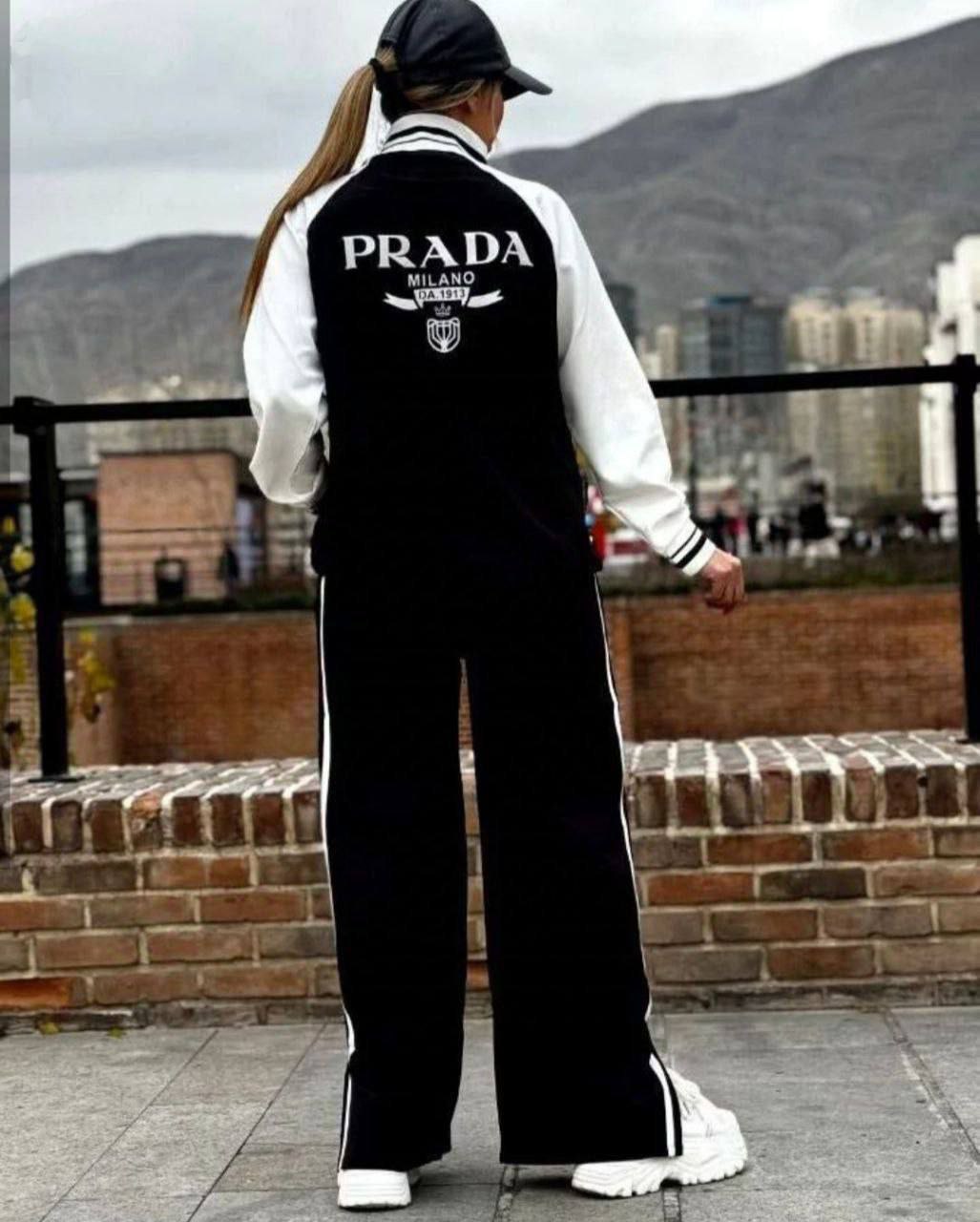 ست دورس و شلوار شیک و زنانه ، ست سویشرت و شلوار پرادا ،ست دورس شلوار زنانه و شیک