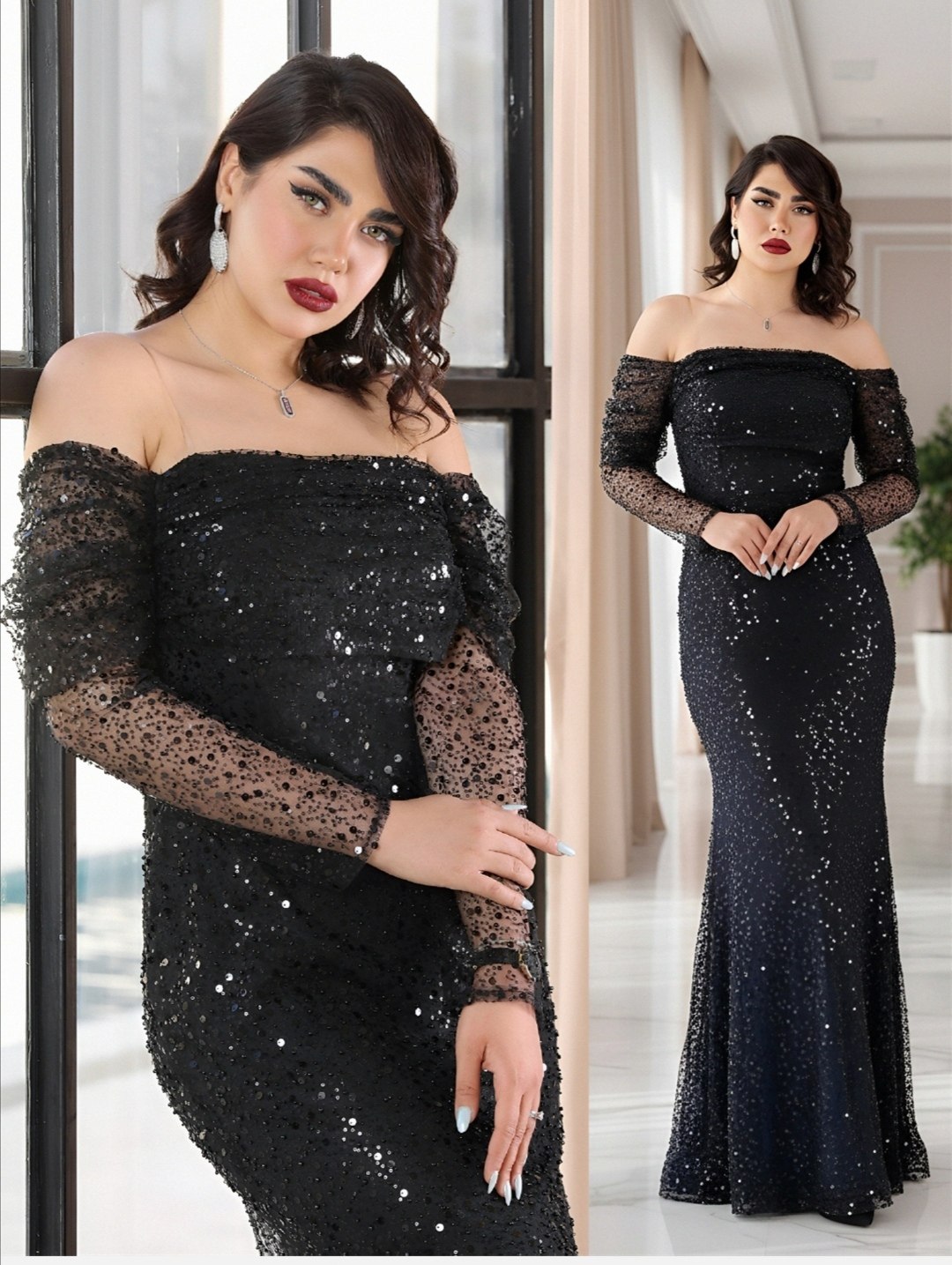 لباس مجلسی زنانه بسیار جذاب و پر فروش و شیک جسمیکو آستر کشی زنانه و ترند و جدید، لباس مجلسی خاص و جذاب زنانه و جدید و شیک