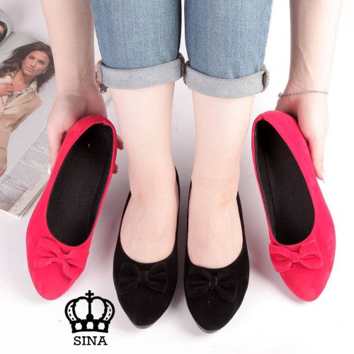 کفش اسپرت پاپیونی زنانه و دخترانه رنگی