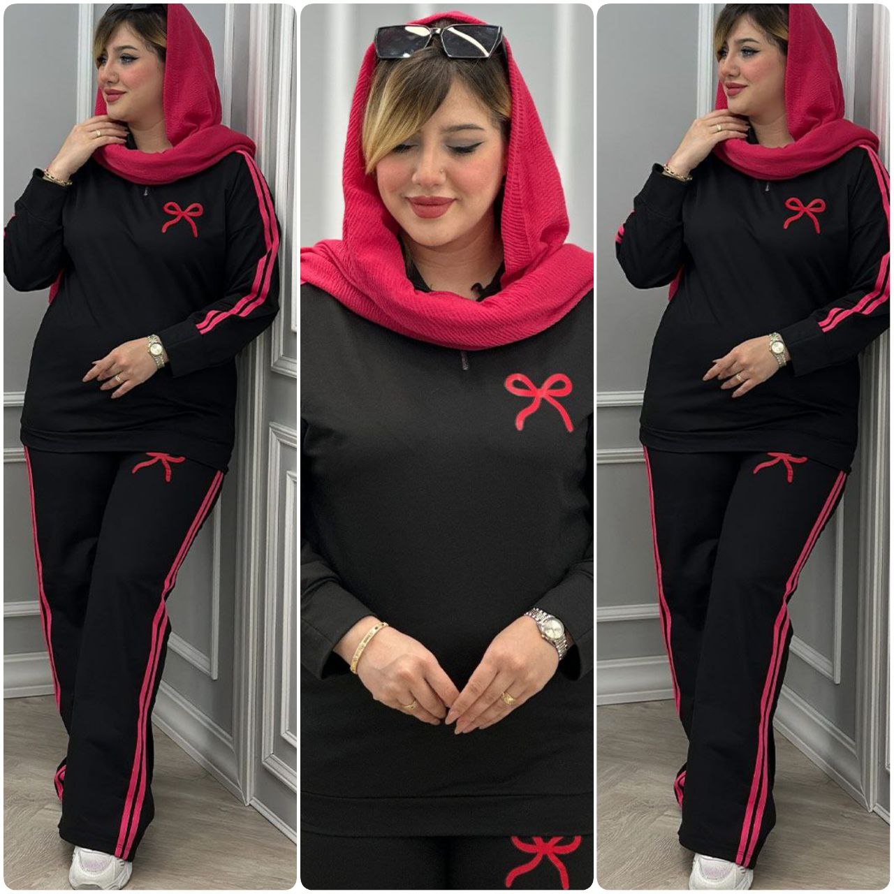 ست تیشرت و شلوار زنانه و دخترانه ، ست تیشرت شلوار زنانه شیک