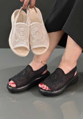 صندل گیپوری پاشنه سه سانت طبی ، صدل زنانه  گیپور