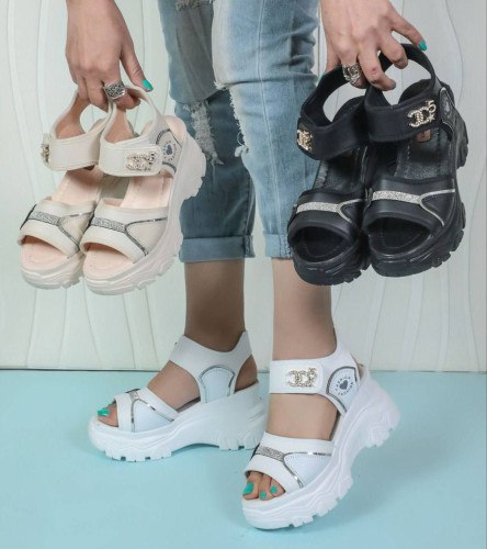 صندل مجلسی فشیون زنانه و دخترانه ، صندل مجلسی پاشنه ۸ پاشنه پهن دخترانه شیک و خوش پا