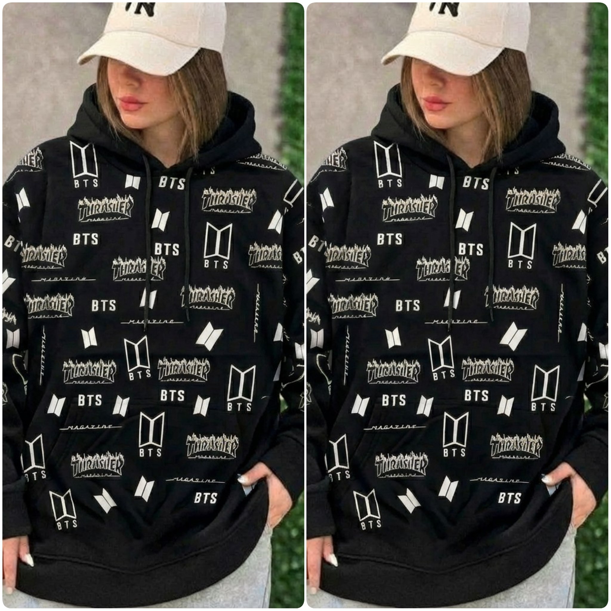 هودی دورس تو کرکی اسپرت بی تی اس ، هودی اسپرت تو کرکی مشکی