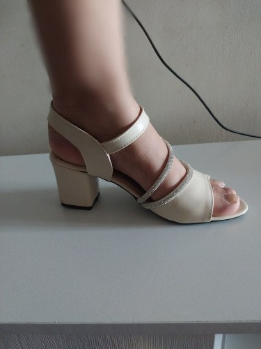 صندل مجلسی نگینی زنانه و دخترانه پاشنه ۷ سانت، صندل مجلسی پاشنه ۷