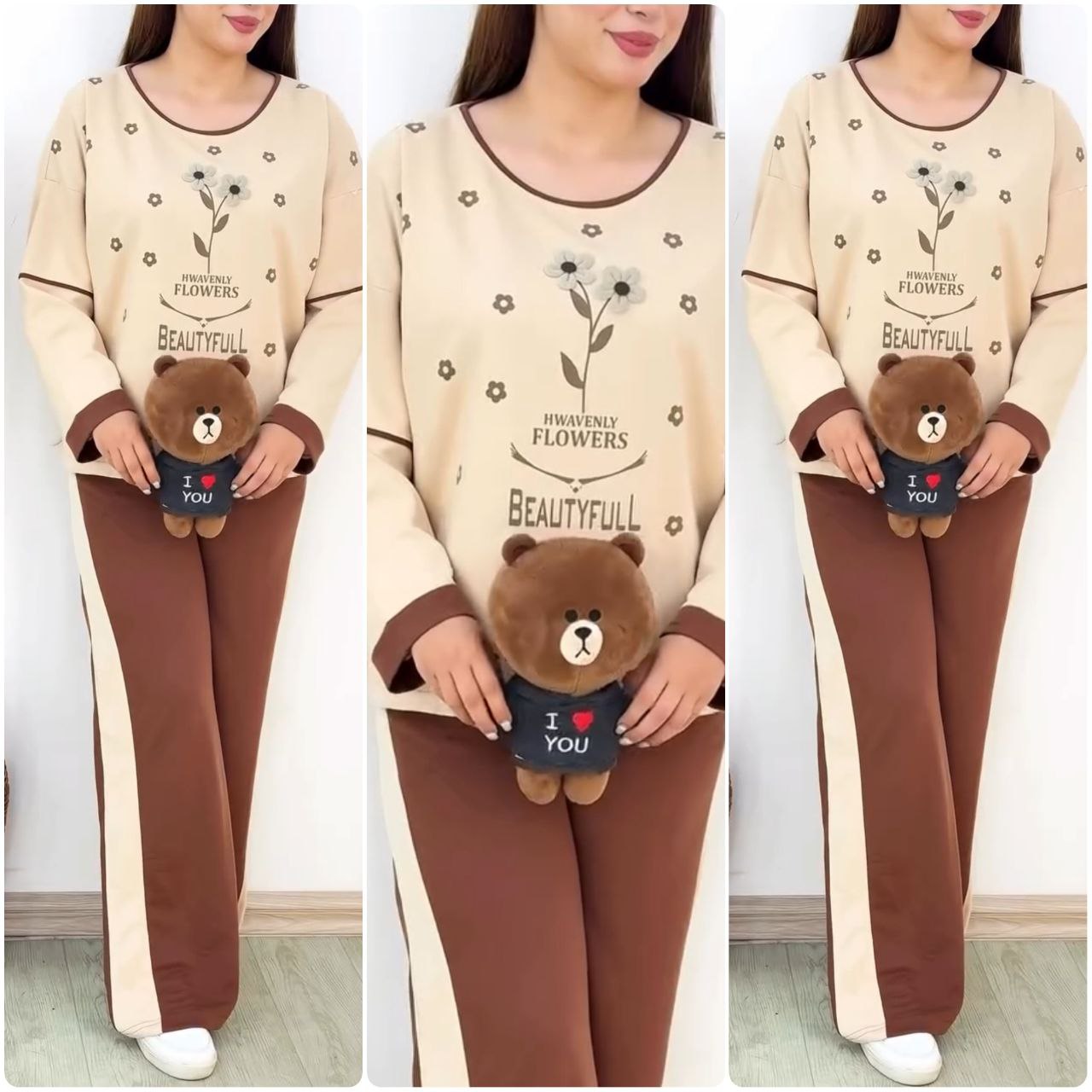 ست بلوز و شلوار پنبه درجه یک زنانه و دخترانه ، ست دورس و شلوار زنانه