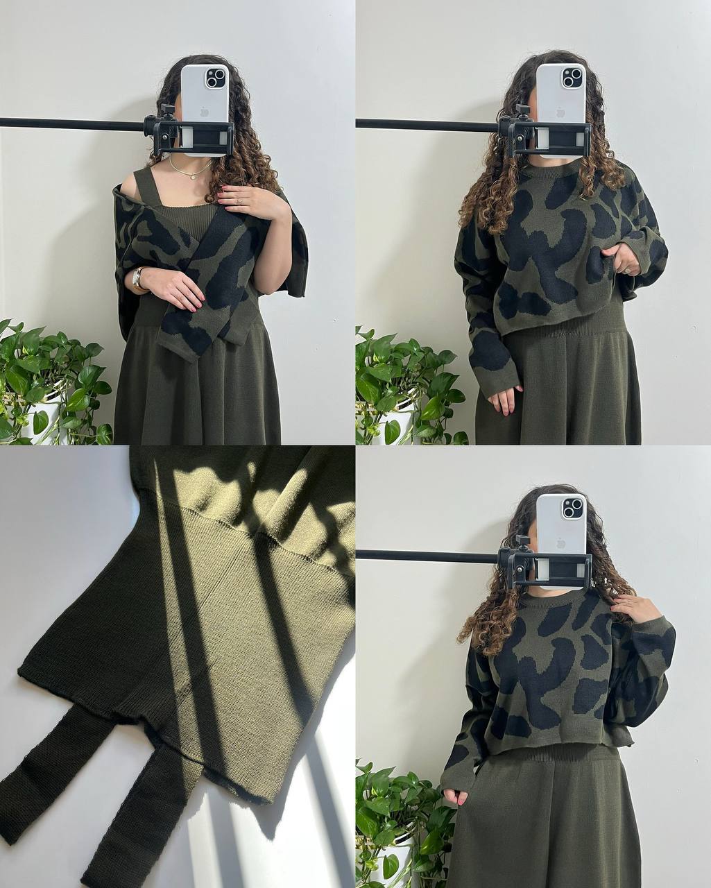 ست بافت زنانه ژانتیا ، ست رویه و بافت زنانه شیک و جدید