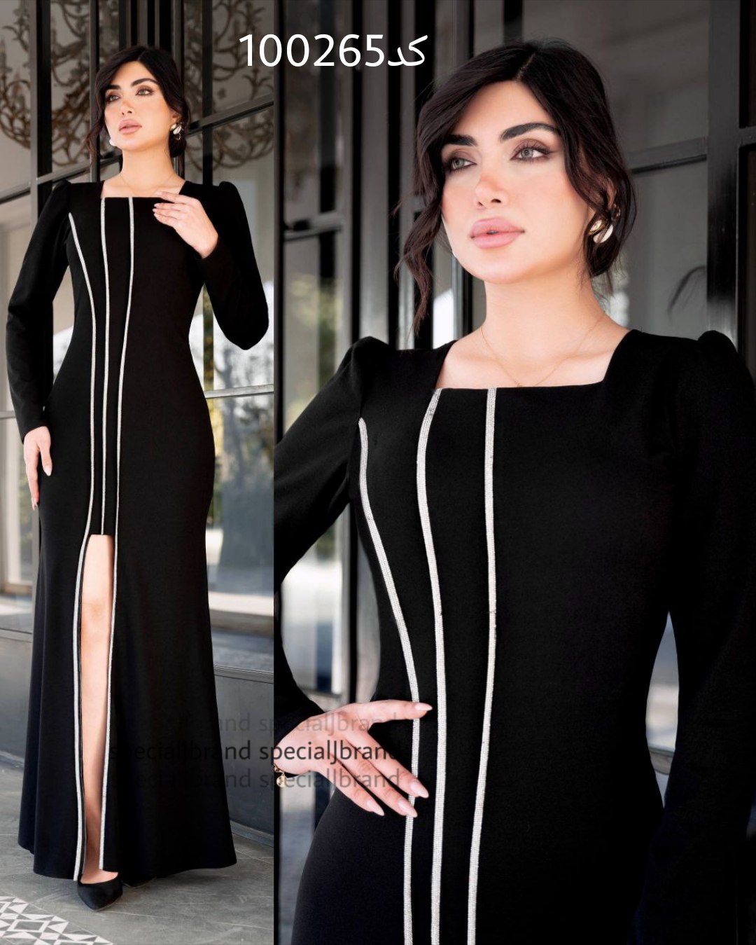 لباس مجلسی زنانه و دخترانه ژالین ، لباس مجلسی بلند زیبا و شیک و جدید زنانه و دخترانه