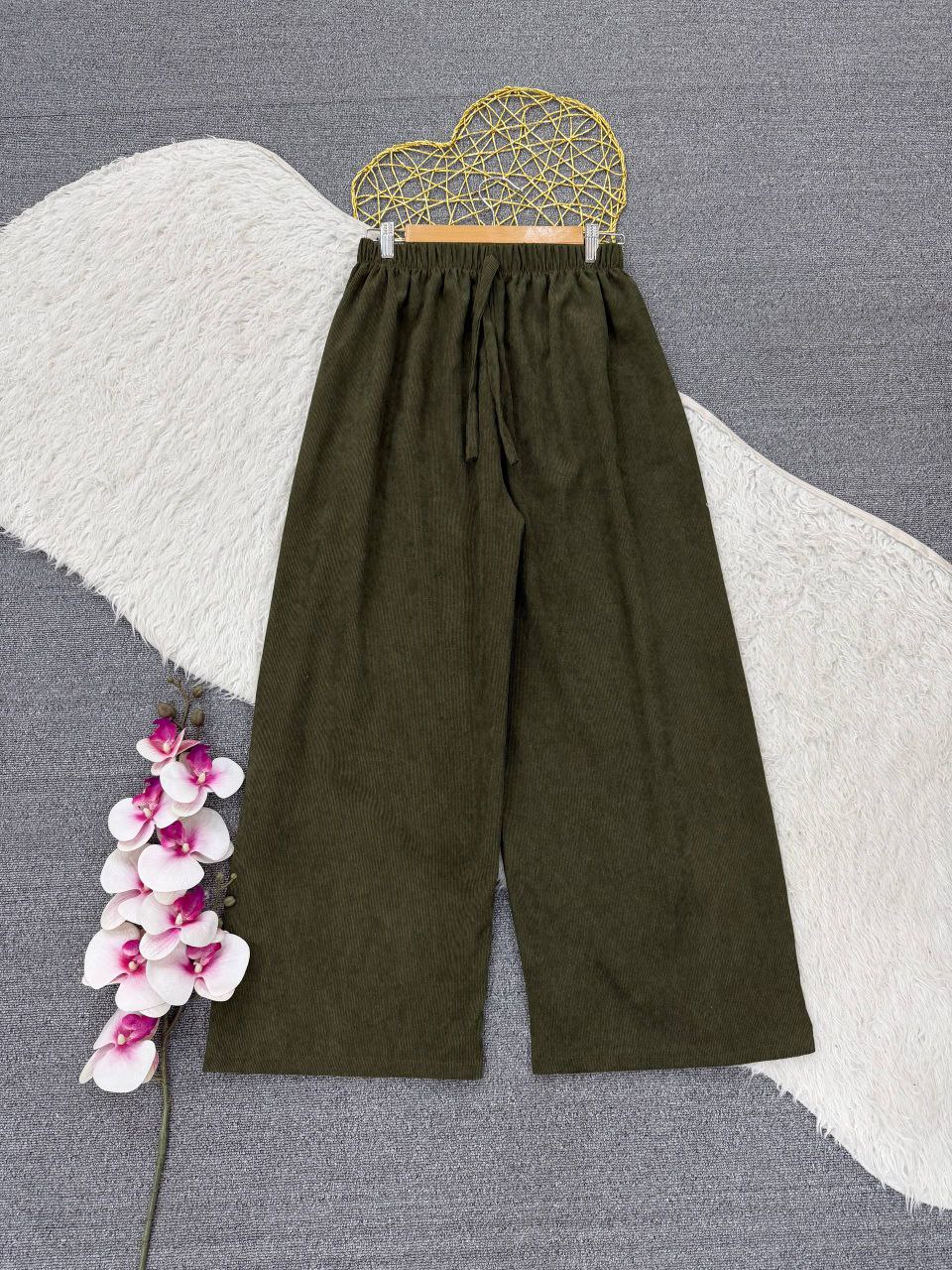 شلوار مخمل کبریتی زنانه و دخترانه پاییزه