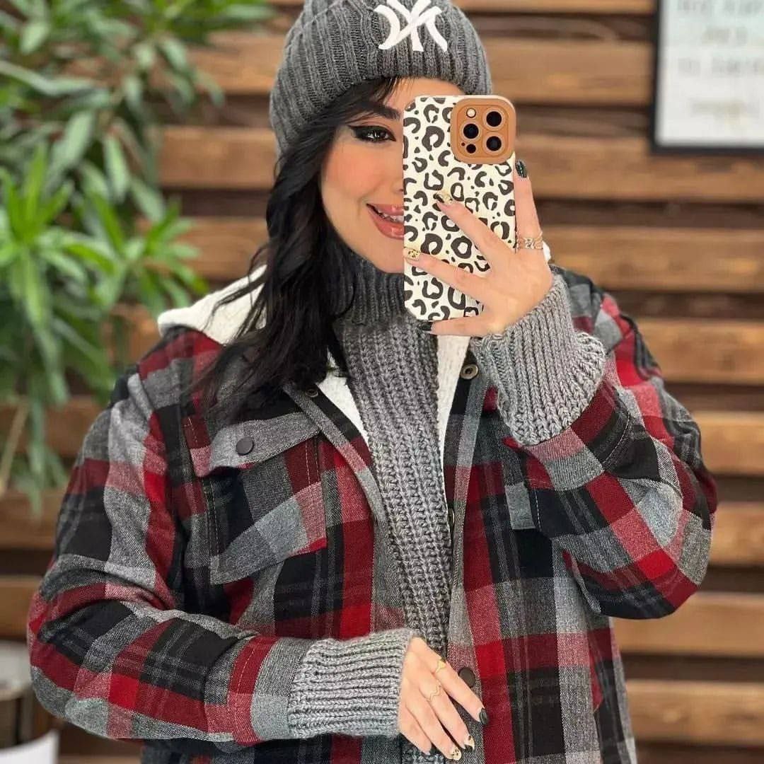 شکت بهار ، شکت چهارخونه زنانه و دخترانه ، پالتو زنانه و دخترانه داخل ببعی