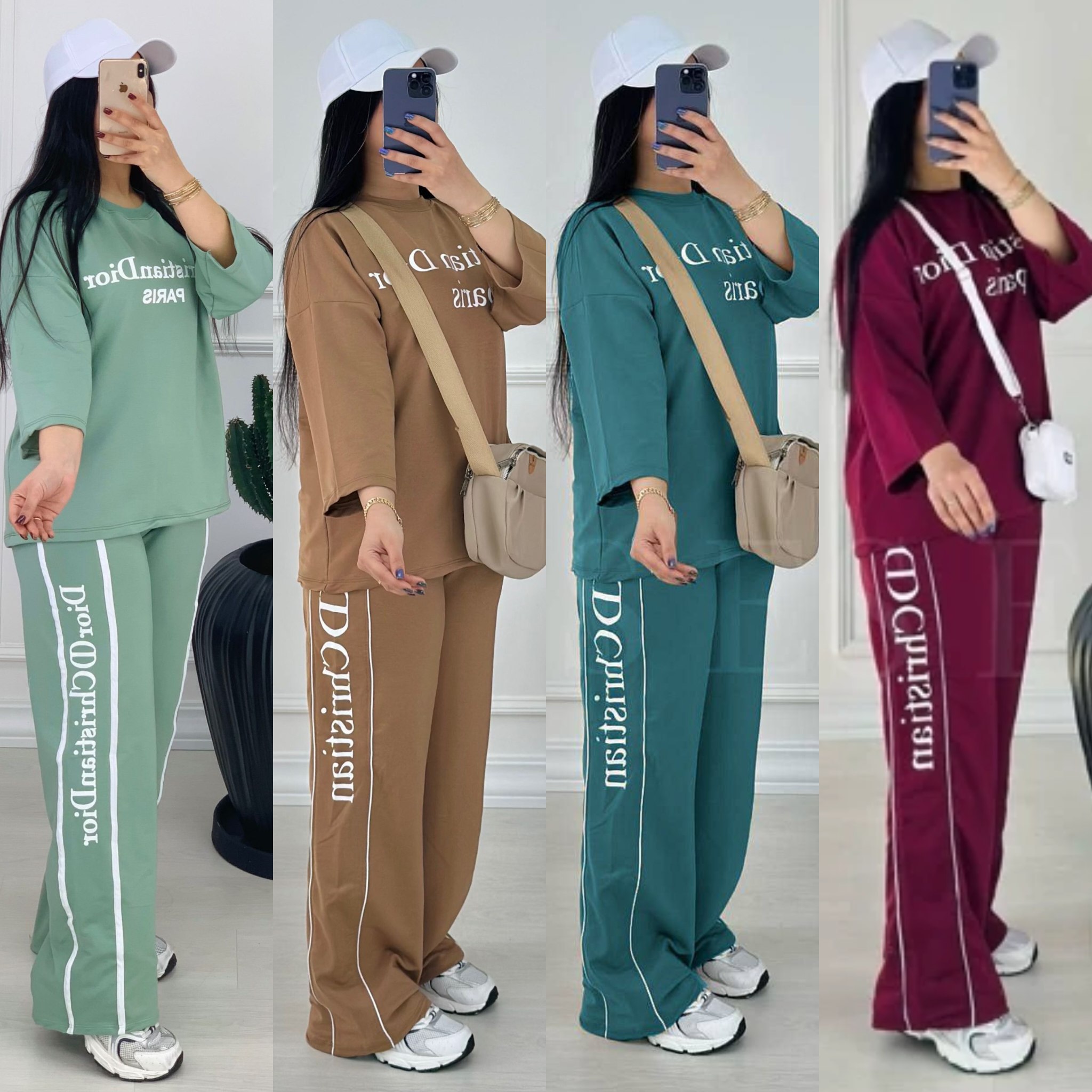 ست تیشرت و شلوار دیور زنانه ، ست تیشرت شلوار زنانه دیور جدید