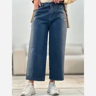 شلوار واید لگ زنانه جین اصلی درجه یک ، شلوار واید لگ تمام بگ زنانه جین اصلی