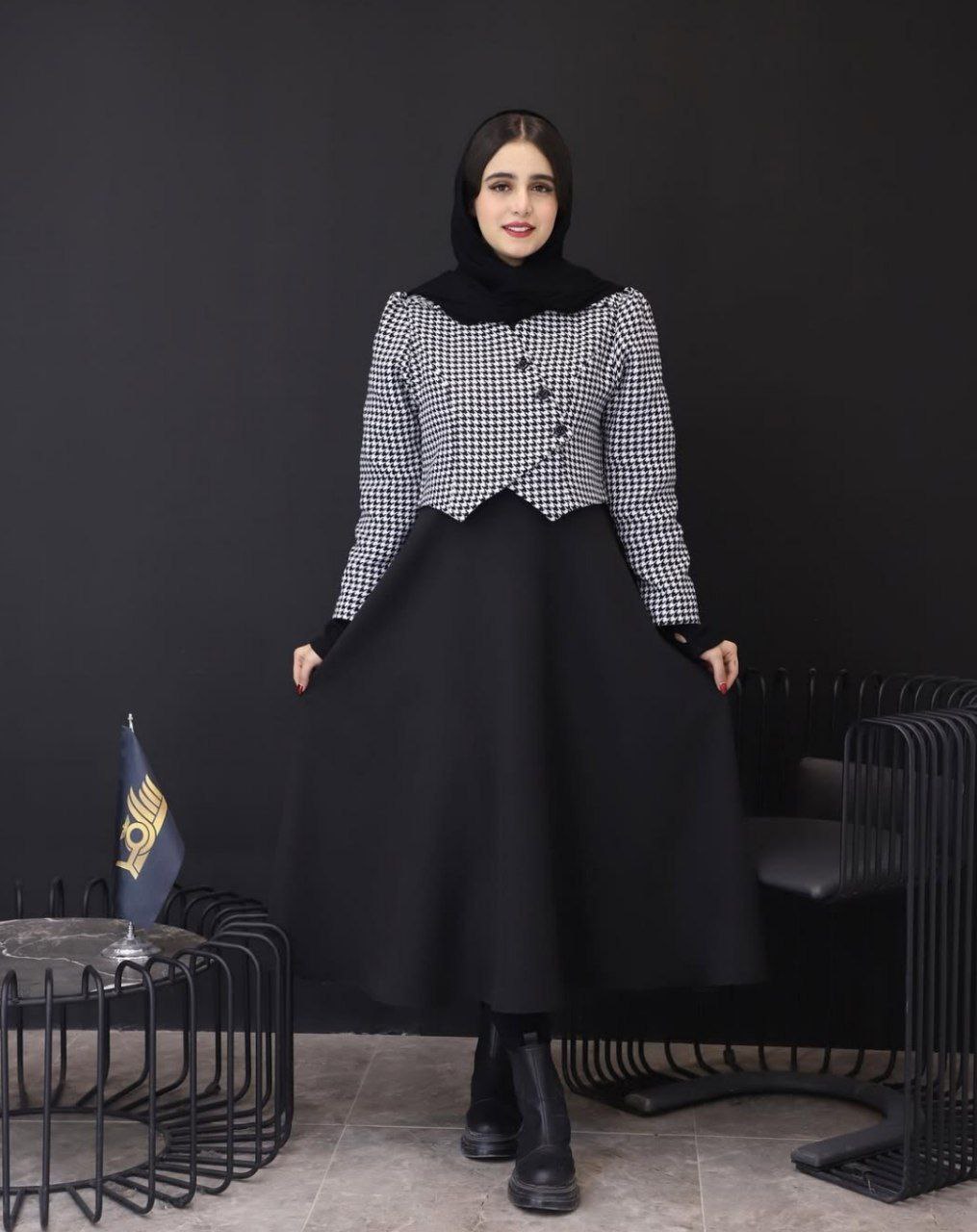 کت و سارافون خاص پیچازی زنانه و دخترانه ، کت و سارافون مخصوص خاص پوشان پیچازی ، ست کت و سارافون پاییزه زنانه و دخترانه